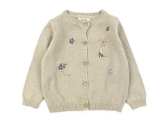 Wheat soft beige strik cardigan Ella